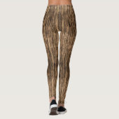 Brown-Baum-Barken-Leggings Leggings (Rückseite)