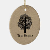 Brown-Baum Hugger Keramikornament (Rechts)