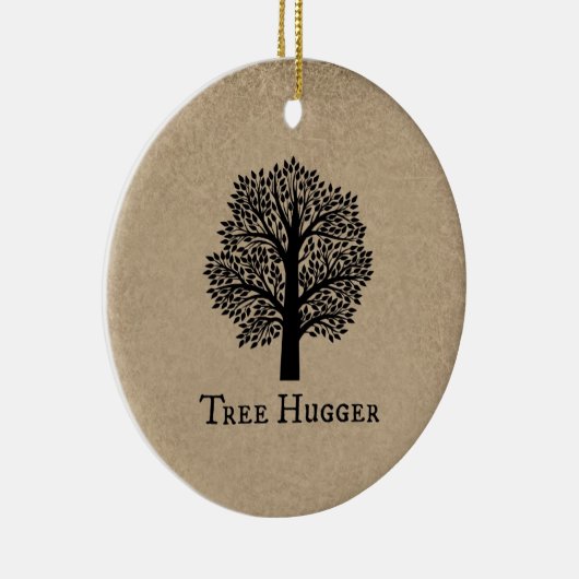 Brown-Baum Hugger Keramikornament (Rechts)