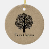 Brown-Baum Hugger Keramikornament (Vorne)