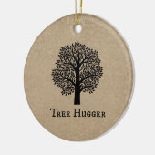 Brown-Baum Hugger Keramikornament (Links)
