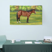 Brown Bay Quarter Horse Banner (Messeveranstaltung)