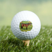 Brown Bay Quarter Horse Golfball (Insitu T-Shirt)