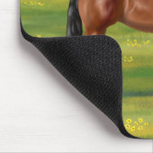 Brown Bay Quarter Horse Mousepad (Ecke)