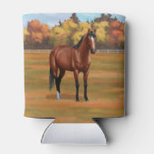 Brown Bay Quarter Horse Stallion Dosenkühler (Rückseite)