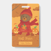 Brown Bear | Abzeichen der Herbststuhlpässe Ausweis (Vorderseite)