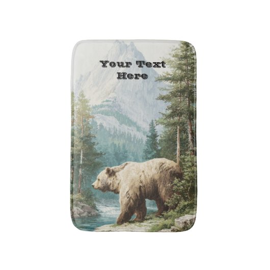 Brown Bear Badematte (Vorderseite Vertikal)