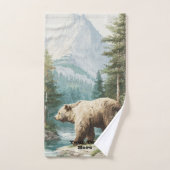 Brown Bear Badhandtuch Set (Handtuch)