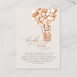 Brown Bear Balloons Baby Books Enclosure Card Begleitkarte