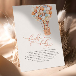 Brown Bear Balloons Baby Books Enclosure Card Begleitkarte
