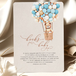 Brown Bear Balloons Baby Books Enclosure Card Begleitkarte
