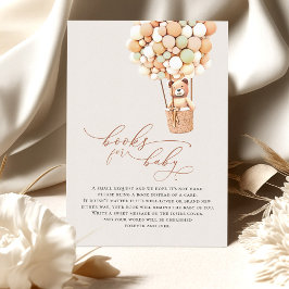 Brown Bear Balloons Baby Books Enclosure Card Begleitkarte