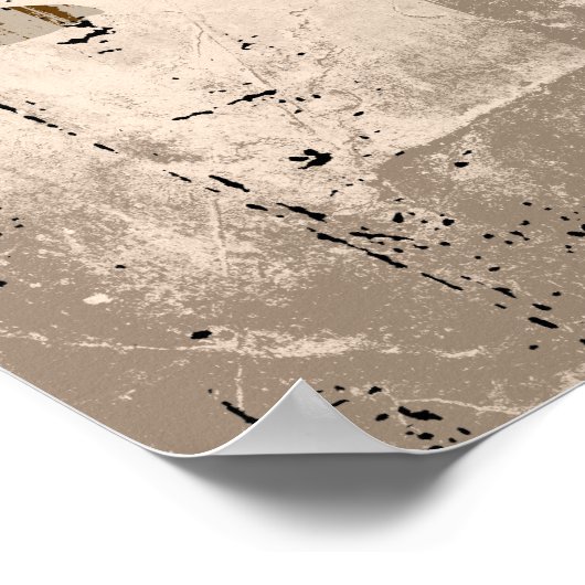 BROWN BEAR bekümmert Poster (Ecke)