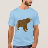 BROWN BEAR bekümmert T-Shirt (Vorderseite)