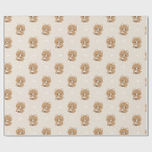 Brown Bear Boba Geschenkpapier (Flach)