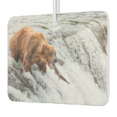 Brown Bear Catches Red Salmon Autolufterfrischer (Links)