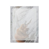 Brown Bear Catches Red Salmon Notizblock (Rotiert)