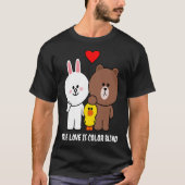 Brown Bear Cony Bunny Rabbit  T-Shirt (Vorderseite)