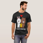 Brown Bear Cony Bunny Rabbit T-Shirt (Vorne ganz)