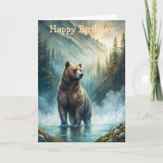 Brown Bear Karte (Vorderseite)
