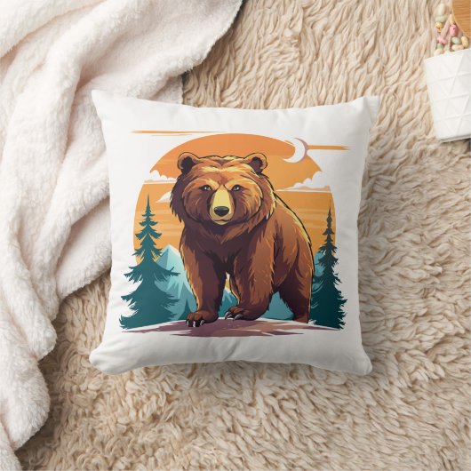 Brown bear kissen (Decke)