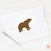 BROWN BEAR RUNDER AUFKLEBER (Umschlag)