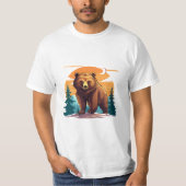 Brown bear T-Shirt (Vorderseite)