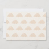 Brown Bearly Wait Cub Bear Moon Star Baby Dusche Dankeskarte (Rückseite)