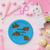 Brown Bears Birthday Pappteller (Party)