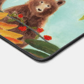 Brown Bears Eating Red Rowan Berries Schreibtischunterlage (Ecke)