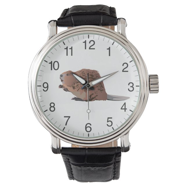Brown Beaver Armbanduhr (Vorderseite)