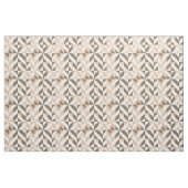 Brown Beige Geometric Deko Cube Pattern Stoff (Fat Quarter (45,7 x 55,9 cm))