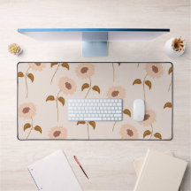 Brown Beige Retro Y2K Hippie Sonnenblumenmuster