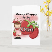 Brown Berry First Birthday Tshirts und Geschenke Karte (Gelbe Blume)