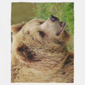 Brown betreffen Fleece-Decke Fleecedecke (Vorderseite)