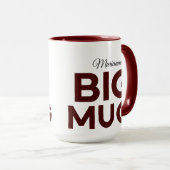 Brown Big Tasse | Große Tasse | Script-Individuell (VorderseiteRechts)