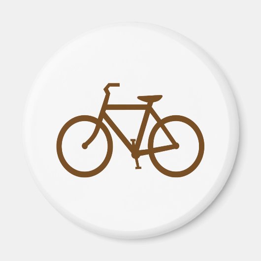 Brown Bike Magnet (Vorne)