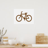 Brown Bike Poster (Küche)