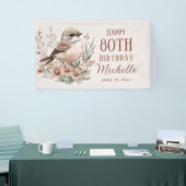 Brown Bird 80. Happy Birthday Banner (Messeveranstaltung)