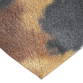 Brown black and white cowhide texture throw pillow kurzer tischläufer (Ecke)