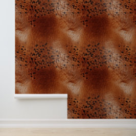 Brown Black Imitats Leather Tapete