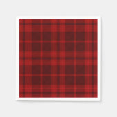 Brown & Black Pattern Custom Name Stylish Serviette (Vorderseite)