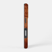 Brown Black Southwest Imitats Cowhide iPhone Hülle (Rechte Seite)