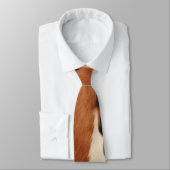 Brown Black Southwest Imitats Cowhide Krawatte (Gebunden)