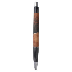 Brown Black Southwest Imitats Cowhide Kugelschreiber