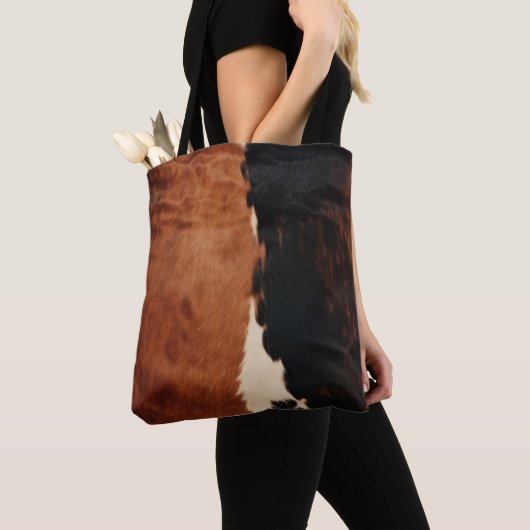 Brown Black Southwest Imitats Cowhide Tasche (Von Nahem)