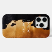 Brown Black Südwest Cowhide Case-Mate iPhone Hülle (Rückseite (Horizontal))
