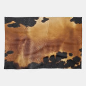 Brown Black Südwest Cowhide Geschirrtuch (Horizontal)