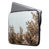BROWN BLÄTTER AUF BROWN BAUM LAPTOPSCHUTZHÜLLE (Vorderseite Links)