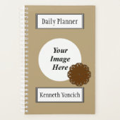 Brown Blume Ribbon von Kenneth Yoncich Planer (Vorderseite)